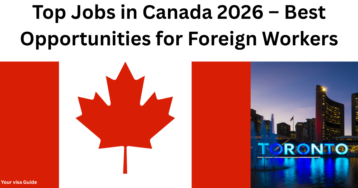 Top Jobs in Canada 2026 – Best Opportunities for Foreign Workers